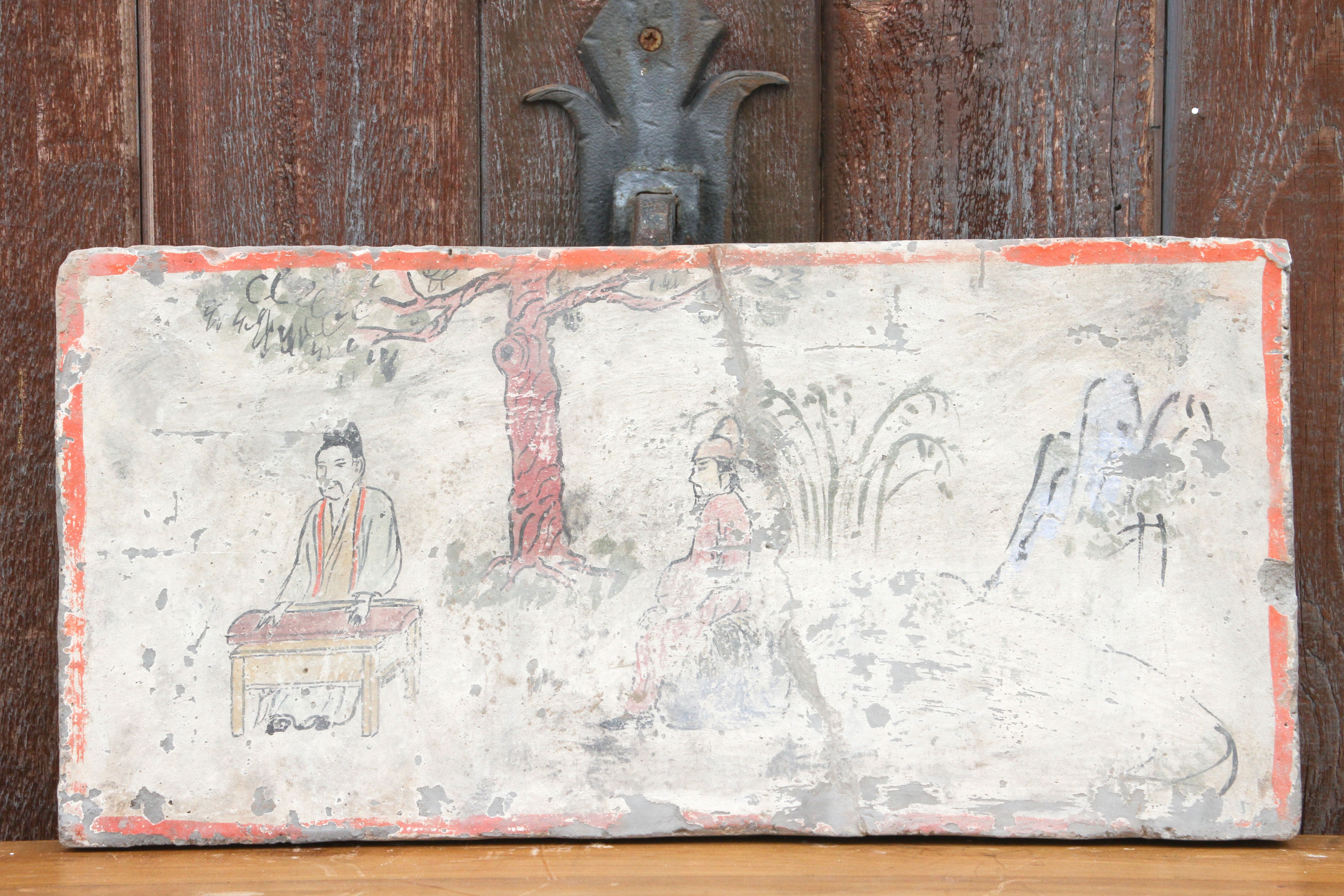 DE-COR | Ispirazione globale, Affascinante piastrella murale dipinta a mano in stile dinastia Liao