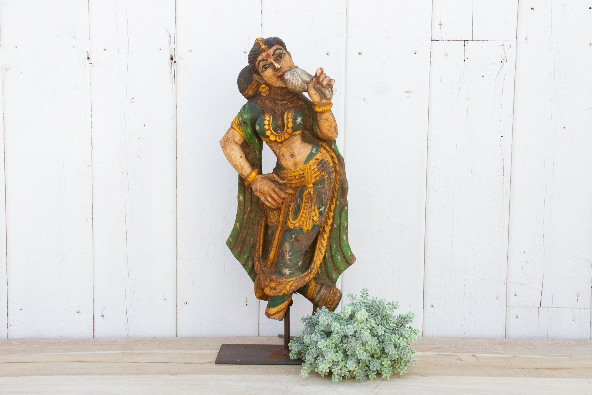 DE-COR | Ispirazione globale, Antica Danzatrice Celeste in pietra indiana (commercio)