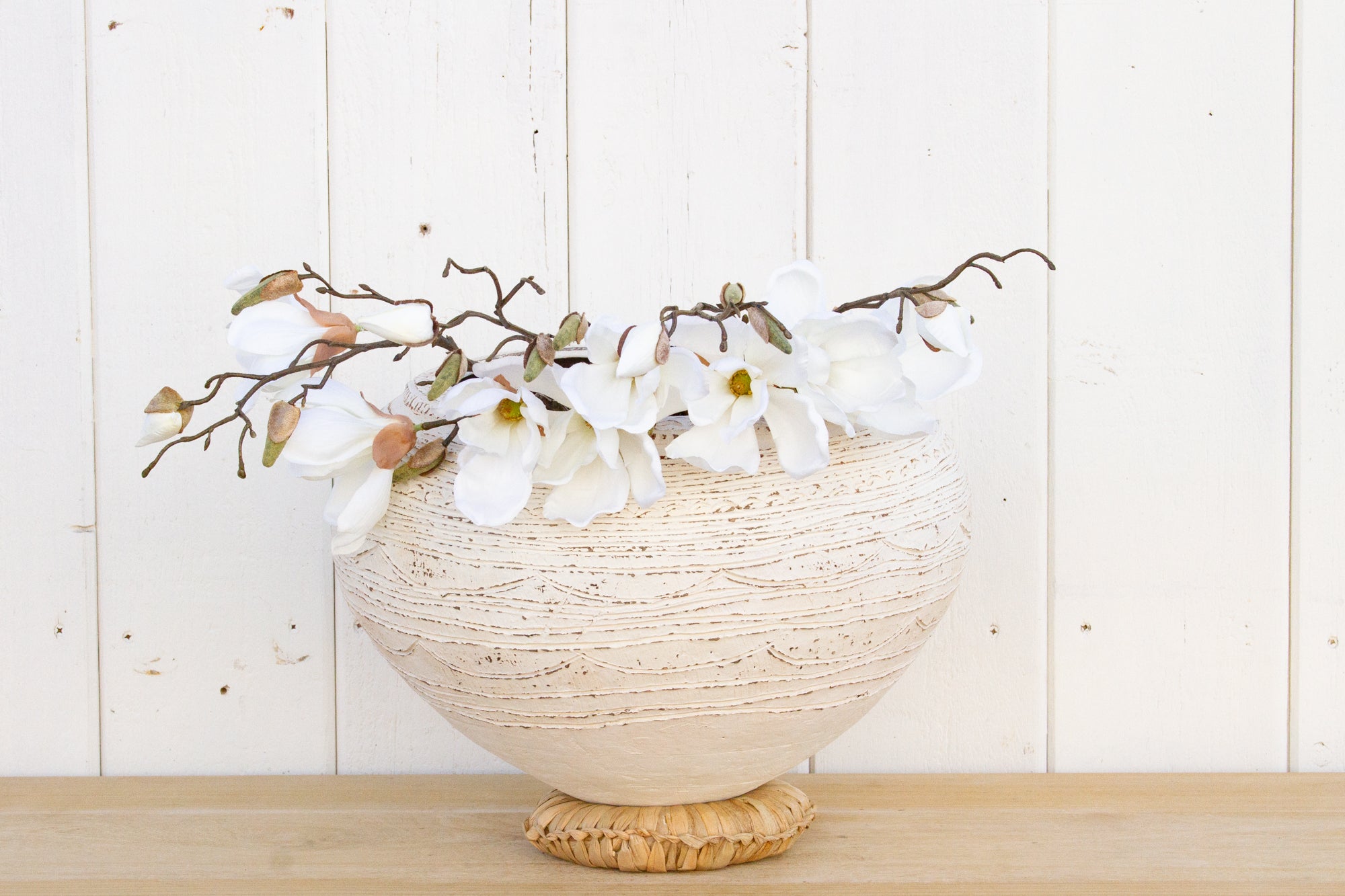 DE-COR | Ispirazione globale, Antico vaso africano in terracotta bianca Nupe (commercio)