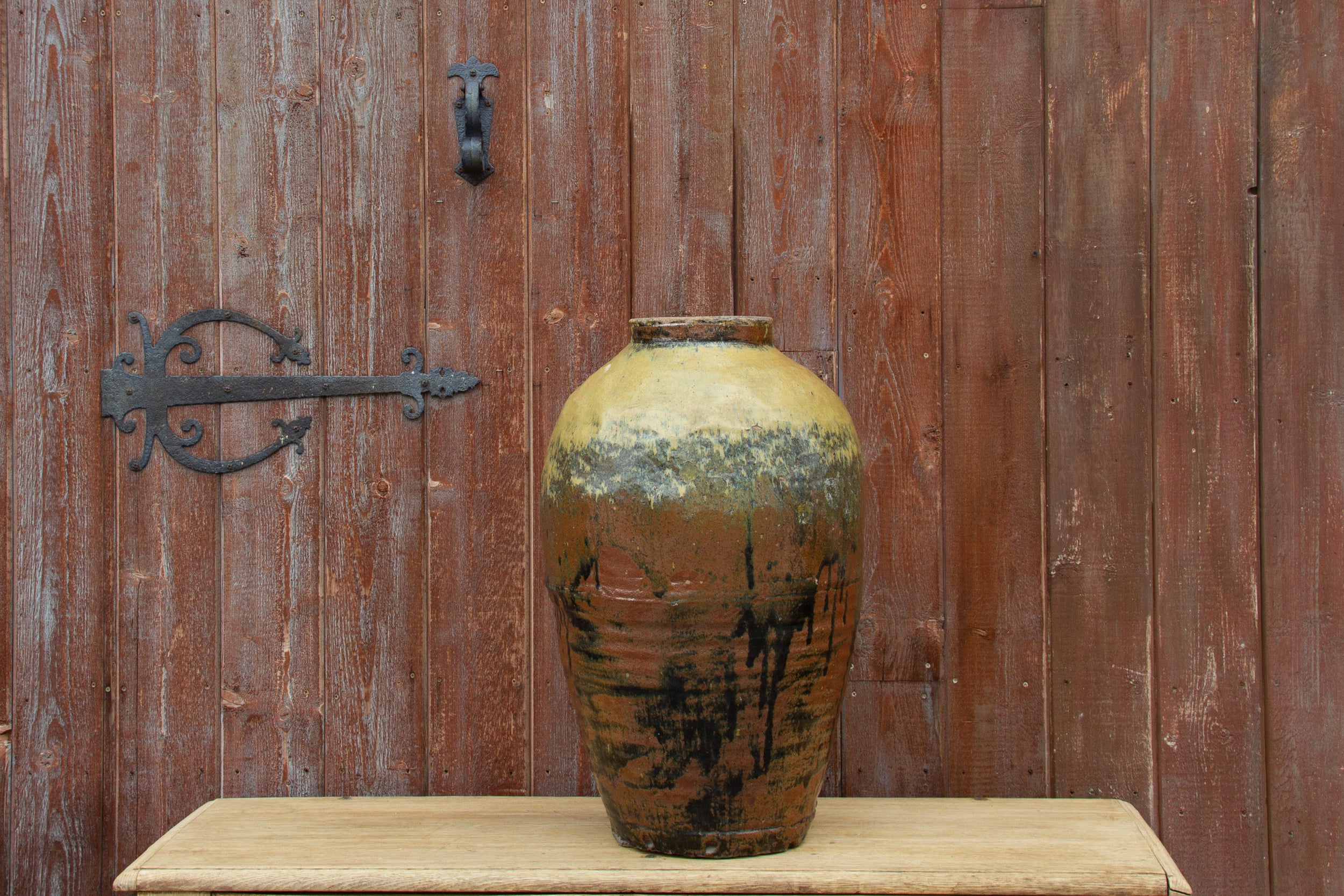 DE-COR | Ispirazione globale, Antico vaso cinese di terracotta per vino Celadon