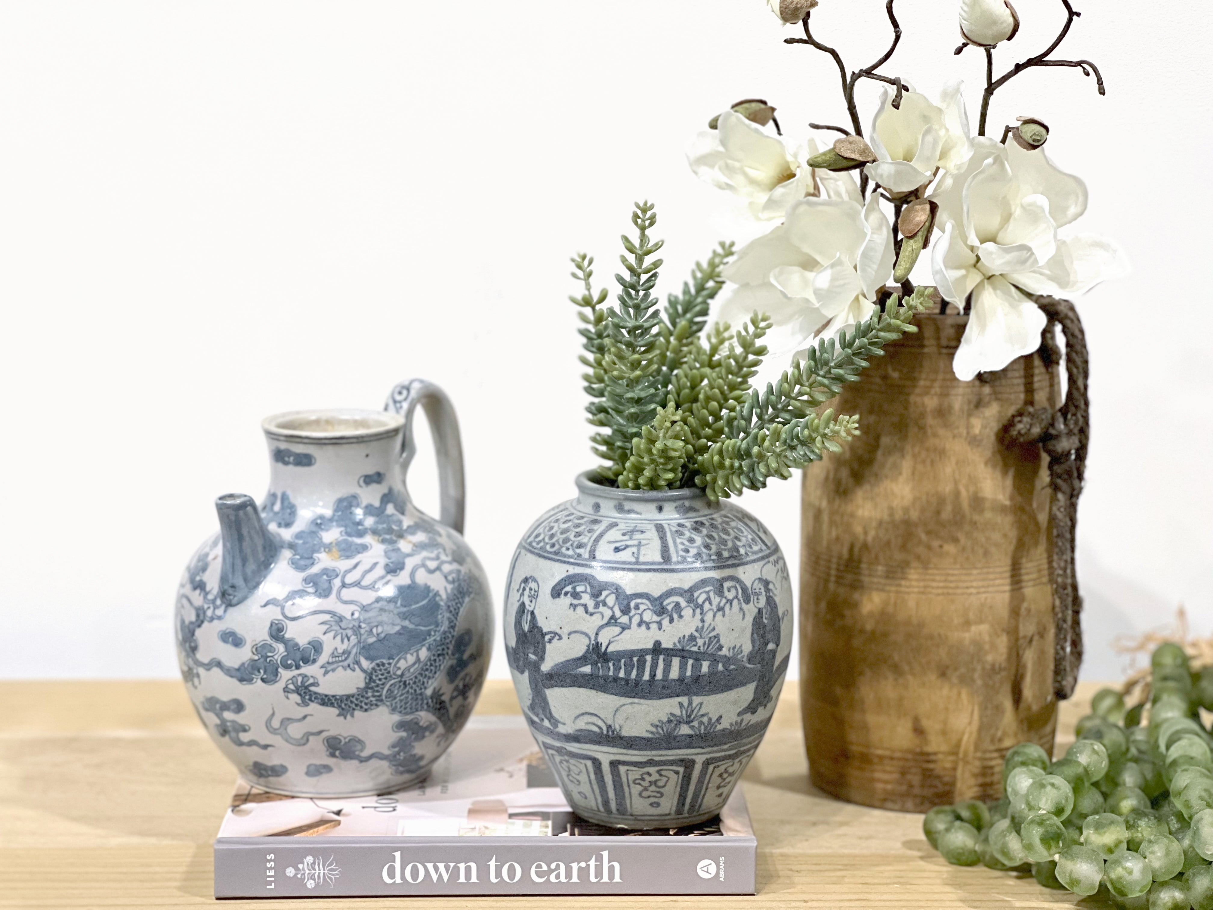 DE-COR | Ispirazione globale, Antico vaso coreano blu e bianco
