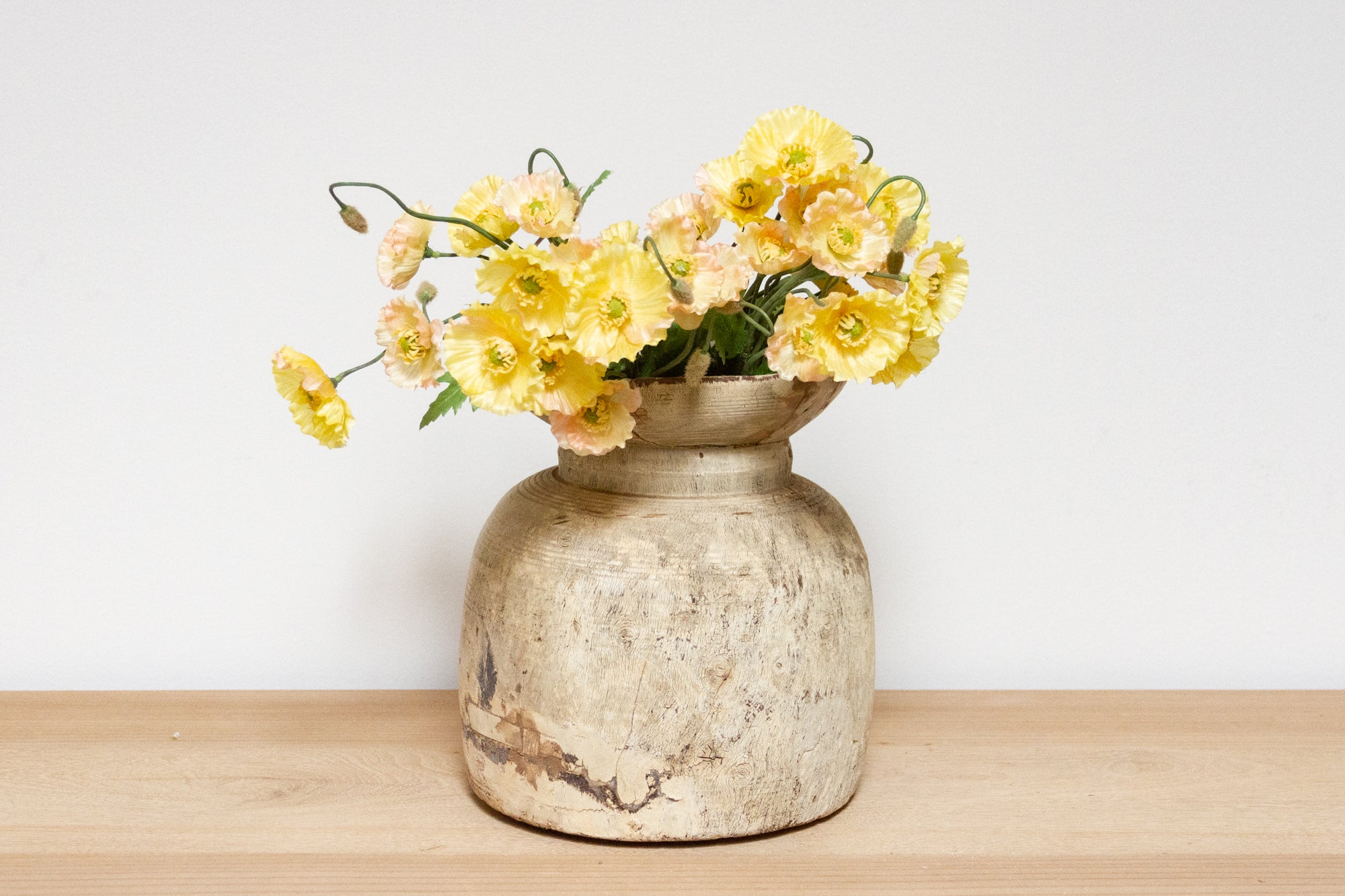 DE-COR | Ispirazione globale, Antico vaso di legno indiano - Telva
