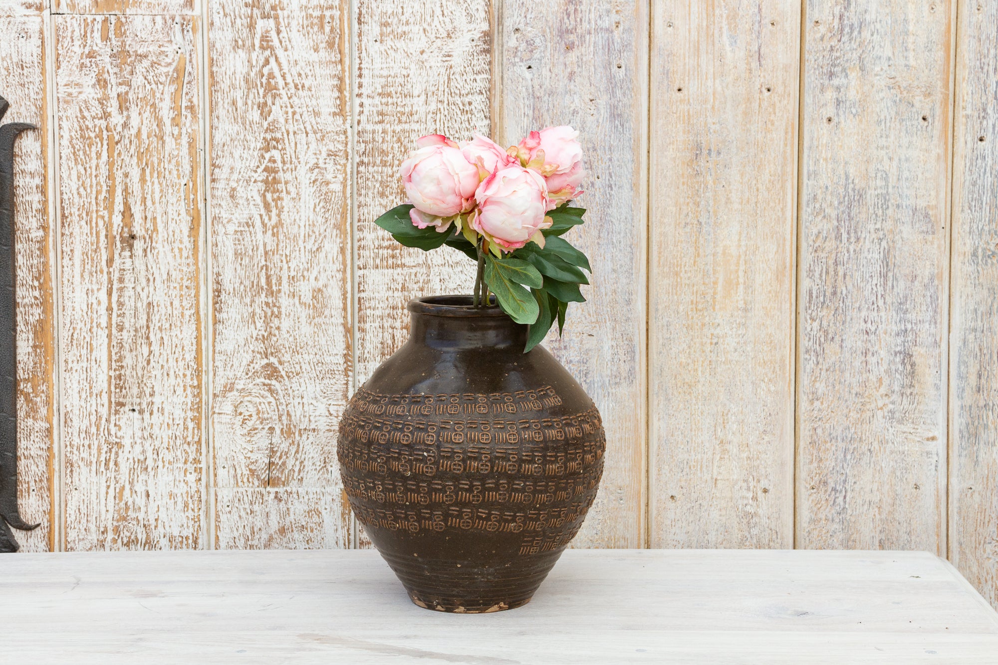 DE-COR | Ispirazione globale, Antico vaso giapponese rustico in gres (commercio)