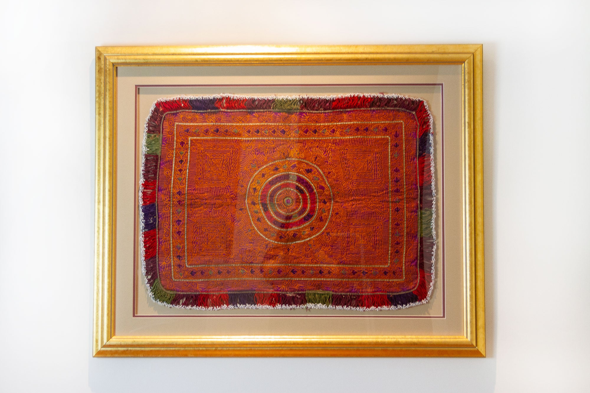 DE-COR | Ispirazione globale, Arte tessile indiana lappone antica incorniciata