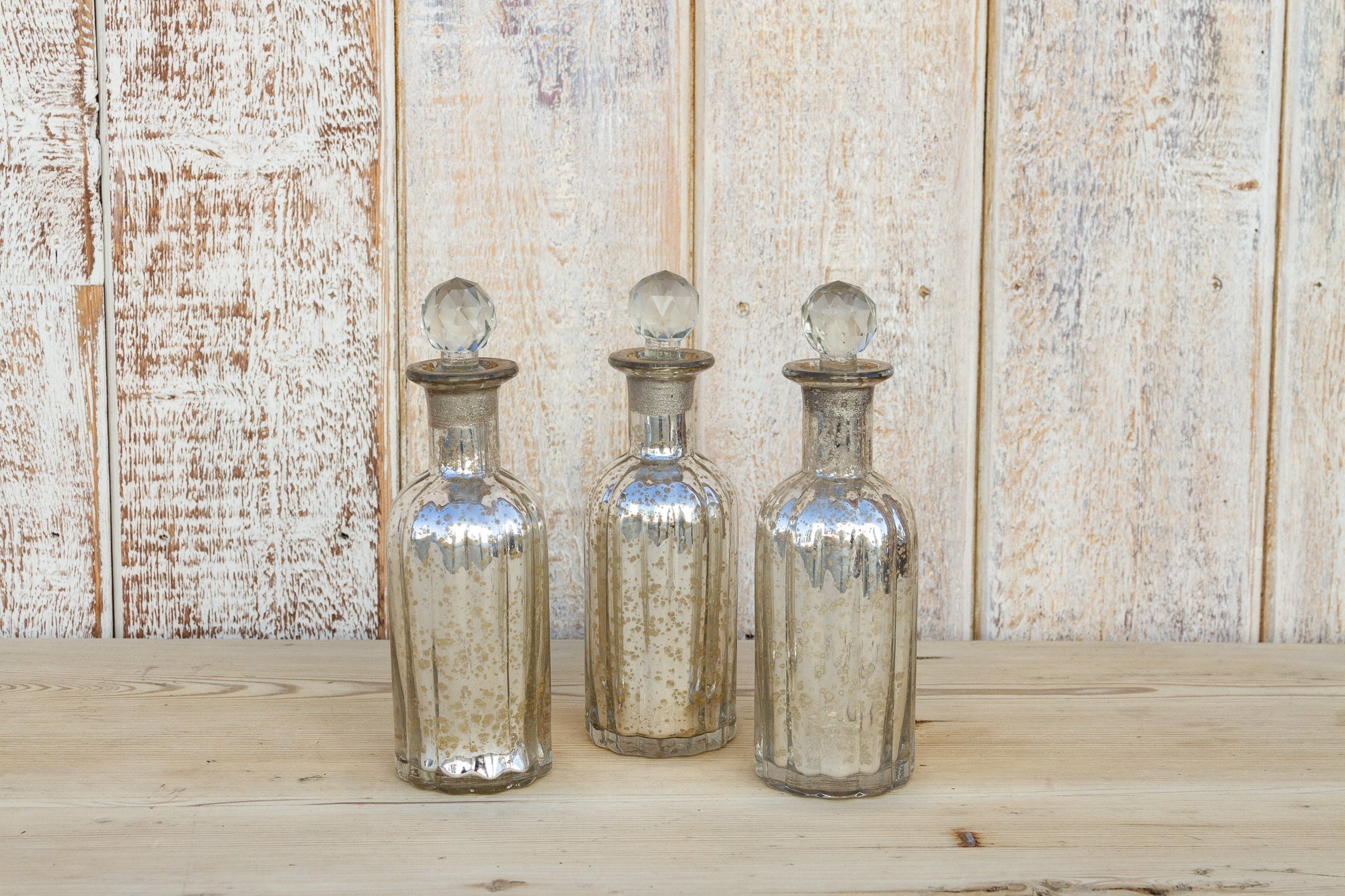 DE-COR | Ispirazione globale, Bottiglia di vetro argentato in stile speziale