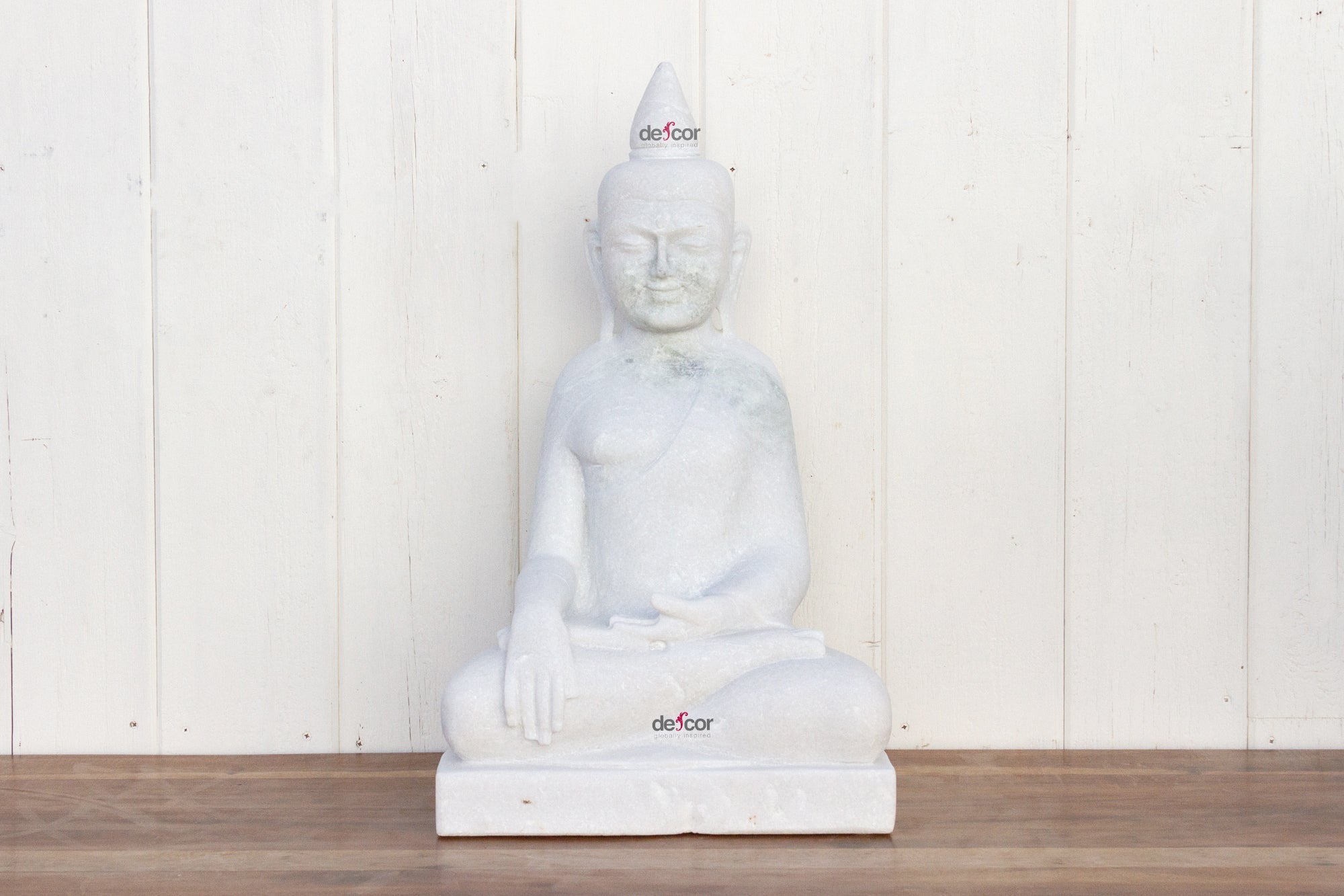 DE-COR | Ispirazione globale, Buddha Bhumisparsha in marmo bianco (commercio)