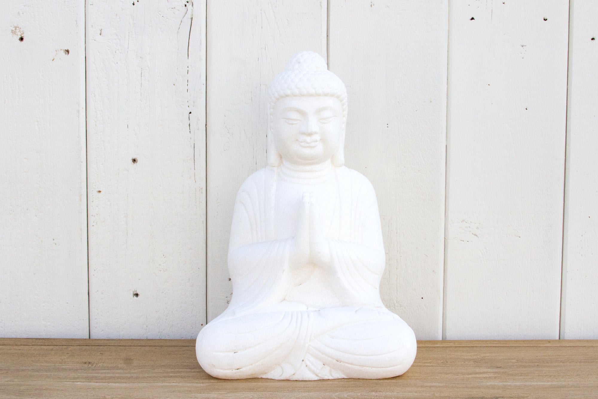 DE-COR | Ispirazione globale, Buddha seduto in marmo bianco birmano (commercio)