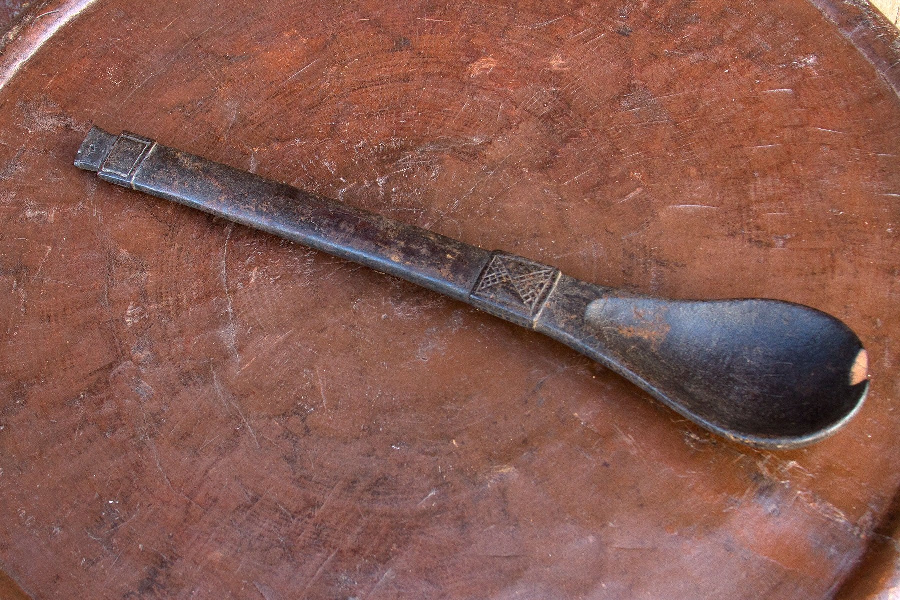 DE-COR | Ispirazione globale, Cucchiaio lungo tribale Xhosa antico (commercio)