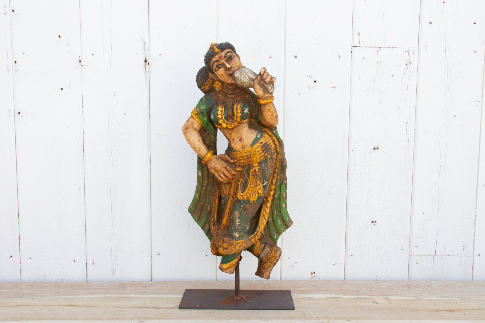 DE-COR | Ispirazione globale, Danzatrice celeste in pietra indiana antica