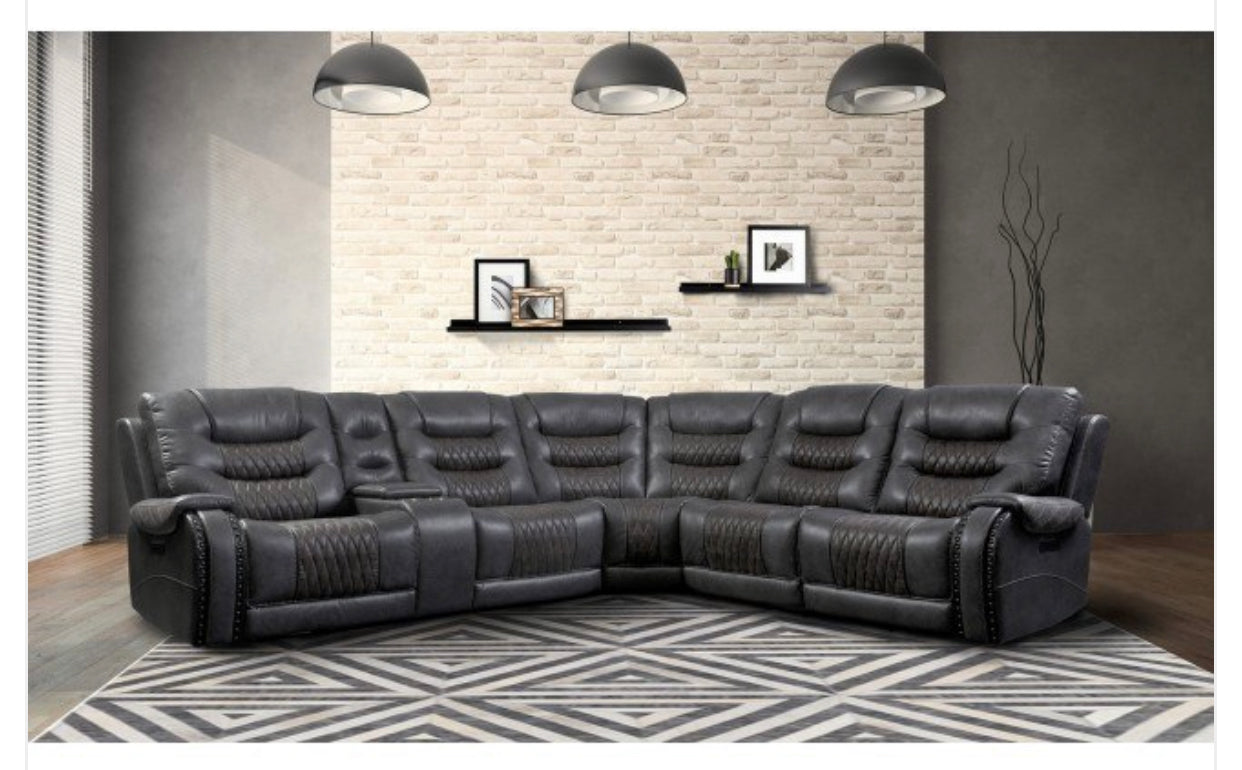 Casa Parker, Outlaw 6pc Power Sectional