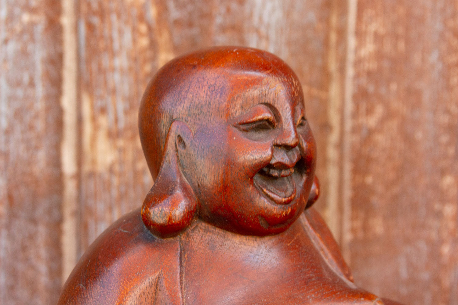 DE-COR | Ispirazione globale, Statua Budai in palissandro invecchiato
