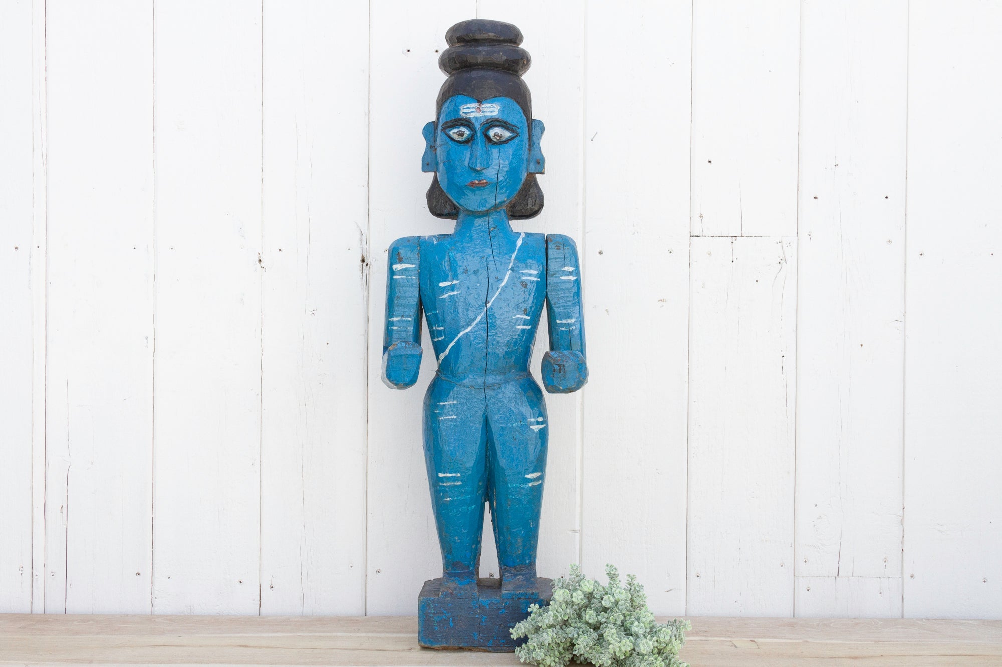 DE-COR | Ispirazione globale, Statua di Shiva cerimoniale blu antico (commercio)
