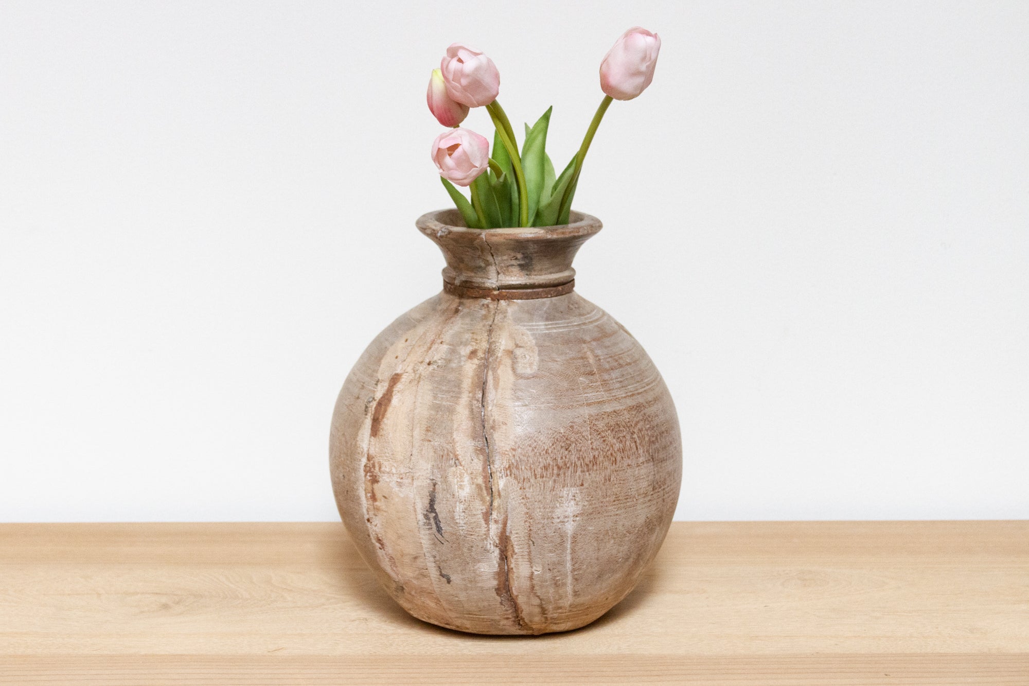DE-COR | Ispirazione globale, Vaso in legno antico-Kaven