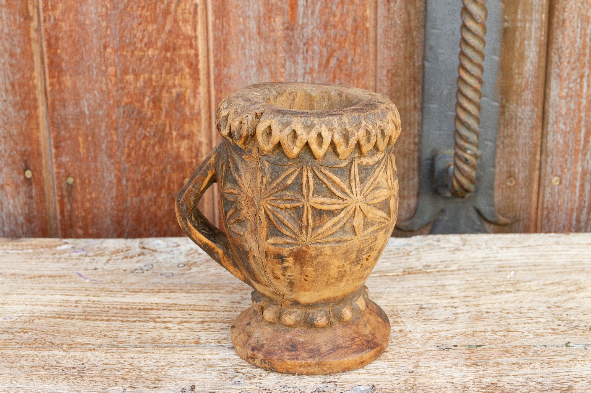 DE-COR | Ispirazione globale, Vaso per macinini Bheel Tribal Spice Kharal (commercio)