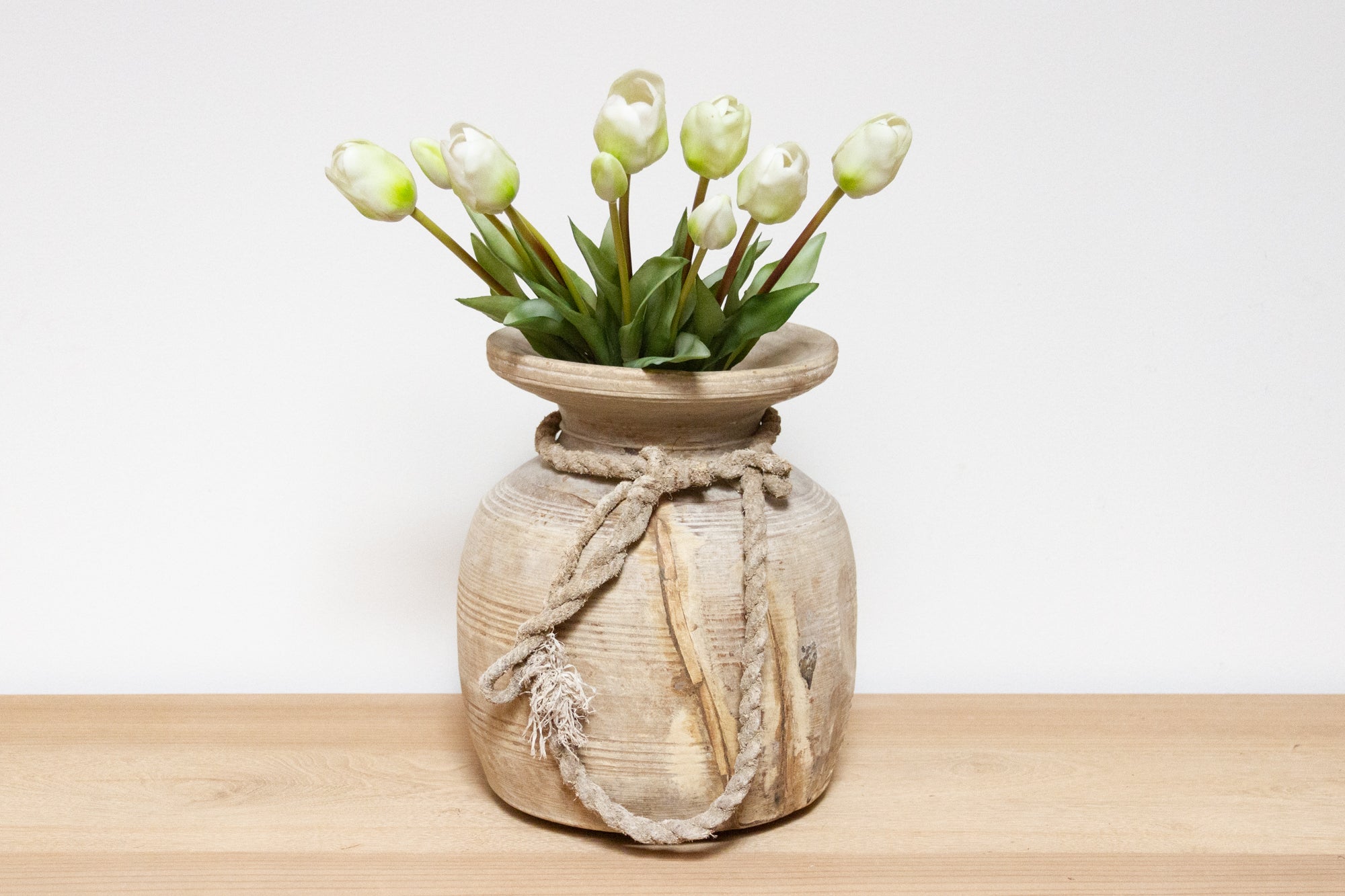 DE-COR | Ispirazione globale, Vaso rustico in legno - Devi (commercio)
